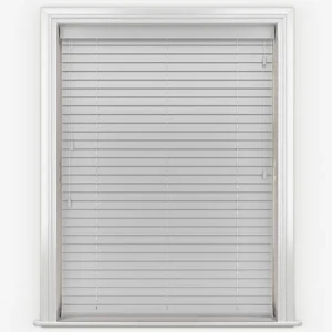 EASY123 Faux Wood Venetian Blinds — Light Grey