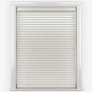 EASY123 Faux Wood Venetian Blinds — Soft White