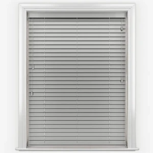 EASY123 Faux Wood Venetian Blinds — Grey